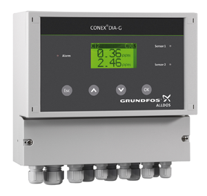 System detekcji CL2/CLO2/O3 w pomieszczeniach Gasdetect 308 firmy GRUNDFOS-ALLDOS