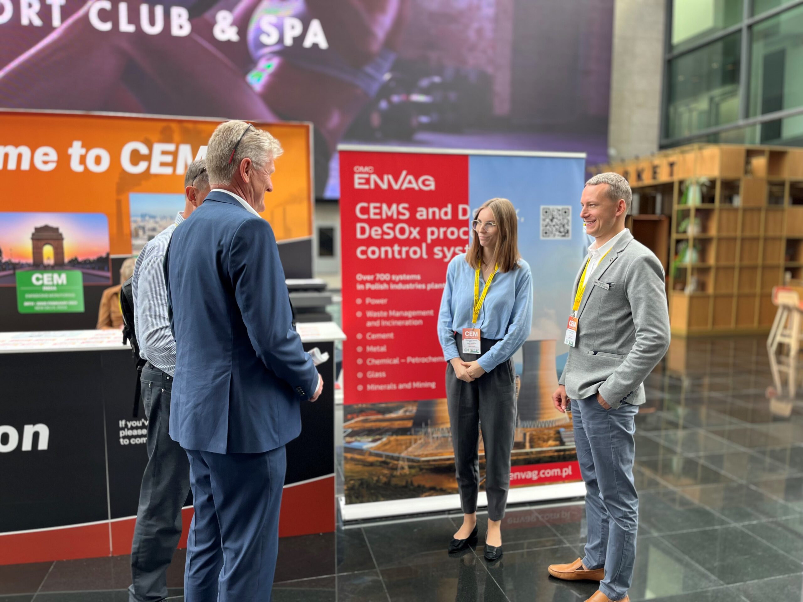 OMC ENVAG na konferencji CEM Emission Monitoring 2023 w Barcelonie