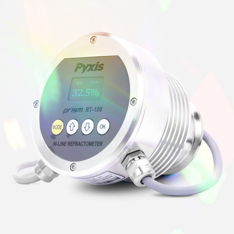 PYXIS RT-100 refraktometr do pomiaru stężenia BRIX, glikolu propylenowego, glikolu etylenowego on line.