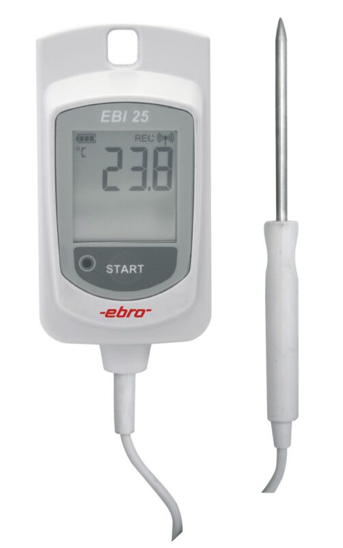 EBI 25-TE Rejestrator temperatury z technologią radiową do zdalnego monitorowania magazynów i hali produkcyjnych